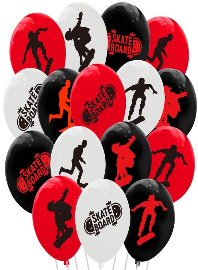 ATSMOICY 64PCS Skateboard Latex Balloons Decorations -Skateboard Party Supplies Sport Birthday Baby Shower Party Favors - Image 1